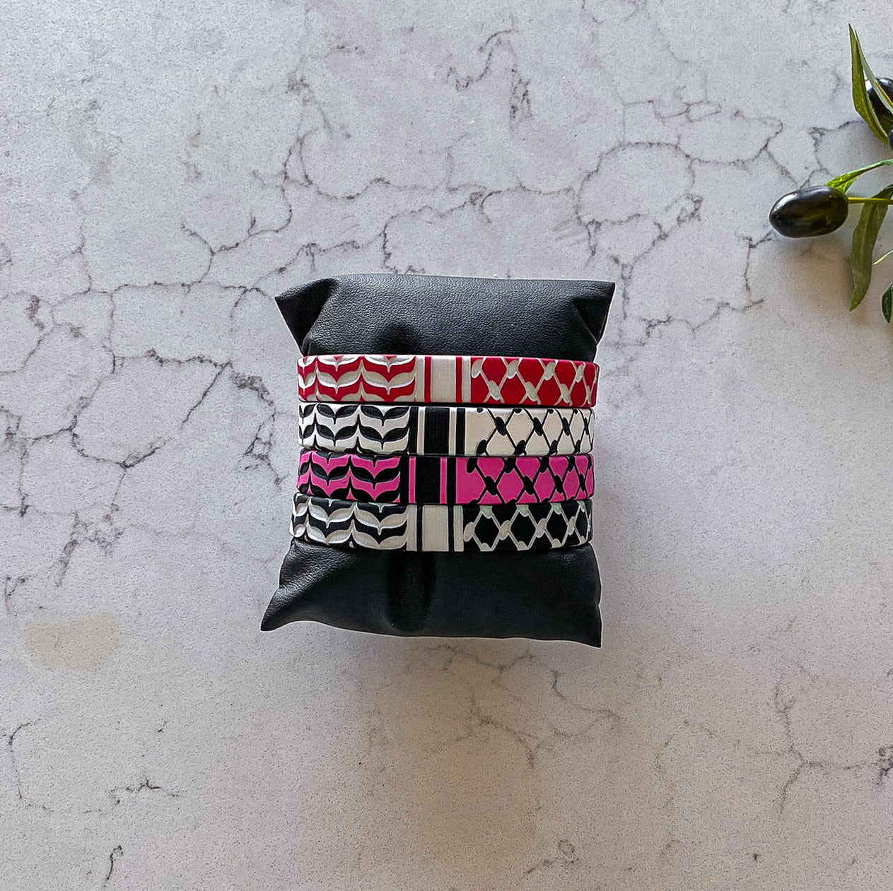 Palestinian Engraved Kuffiyeh Wristband