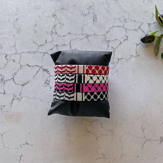 Palestinian Engraved Kuffiyeh Wristband